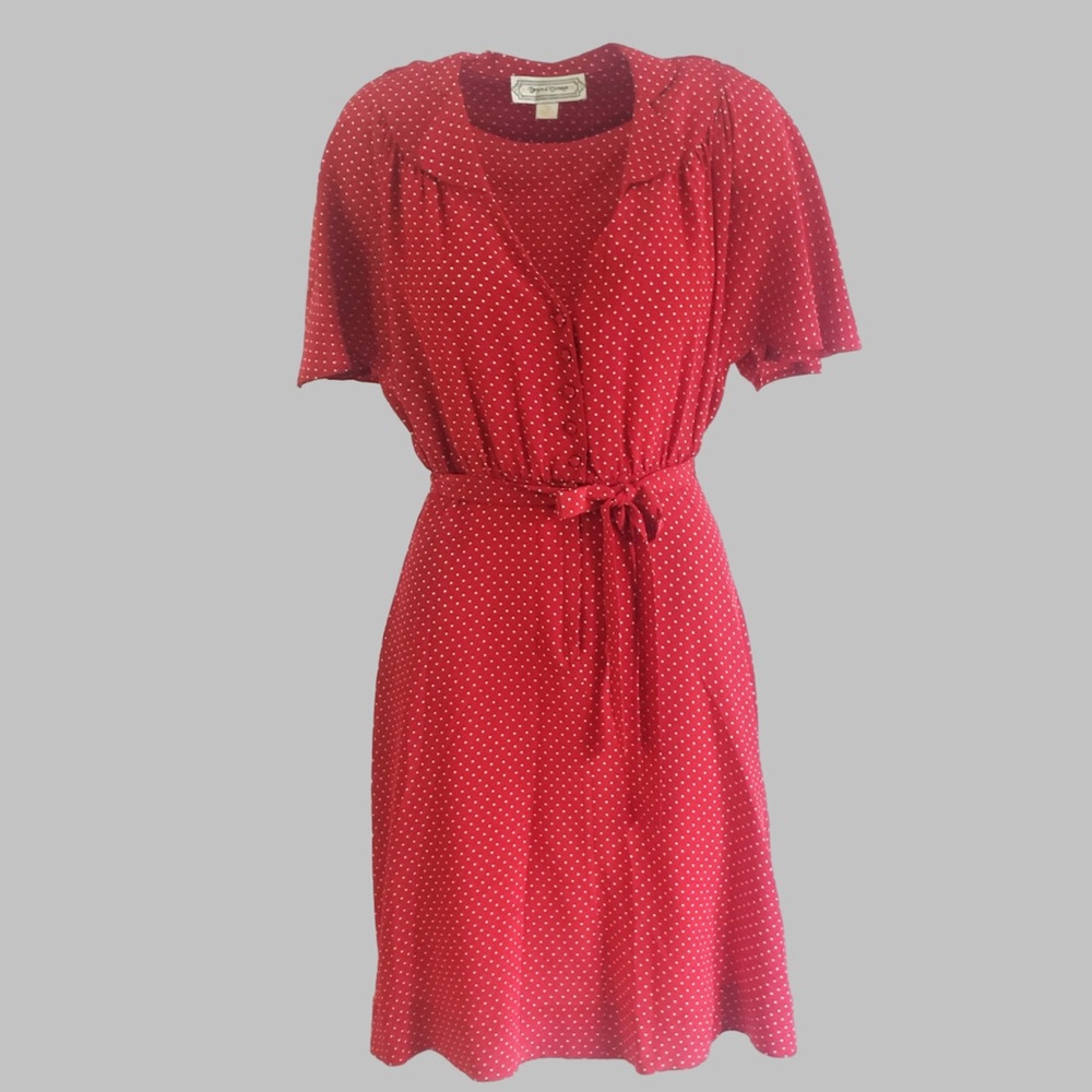 Beyond Vintage Polka Dot Dress